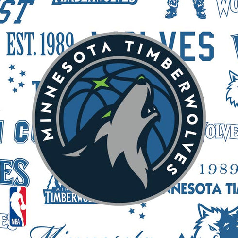 NBA Minnesota Timberwolves Historic Blast Universal Laptop 16in (13 x 9.4in) Skin